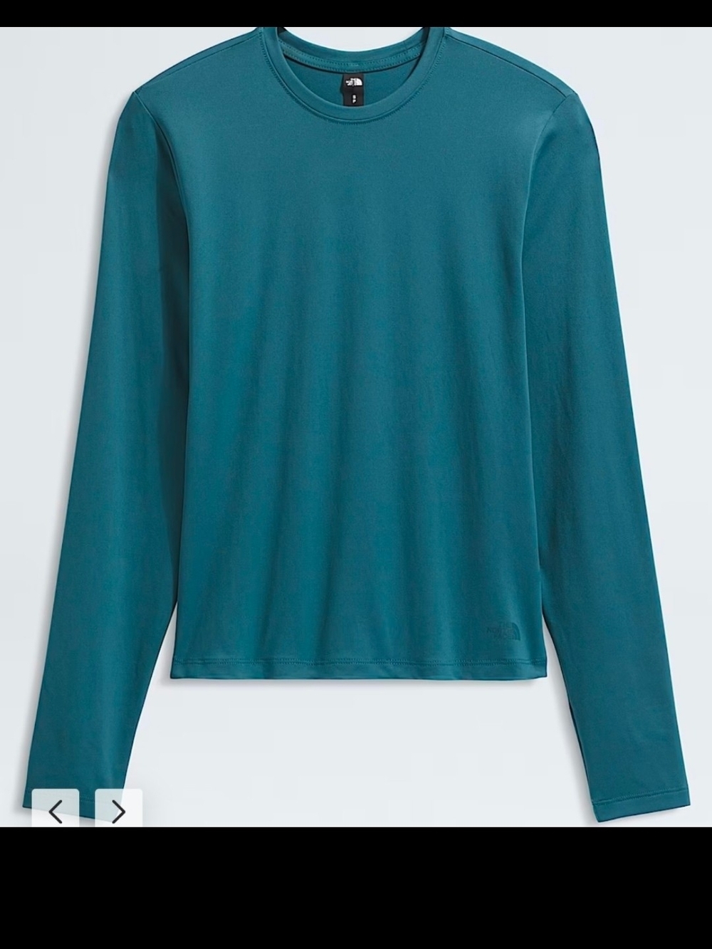 The North Face Womens Long Sleeve Crew Tee - Teal Blue